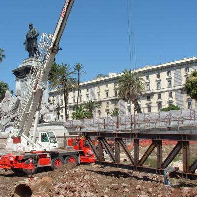 Strutture di sostegno del monumento “Camillo Benso Conte di Cavour”